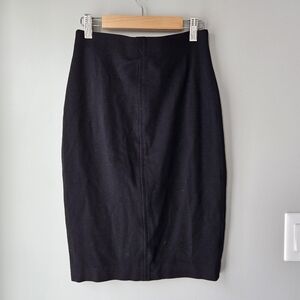 Wilfred Aritzia Black Pencil Skirt